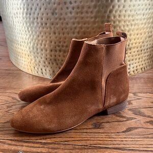 Lucky Brand Brown Suede Ankle Boots